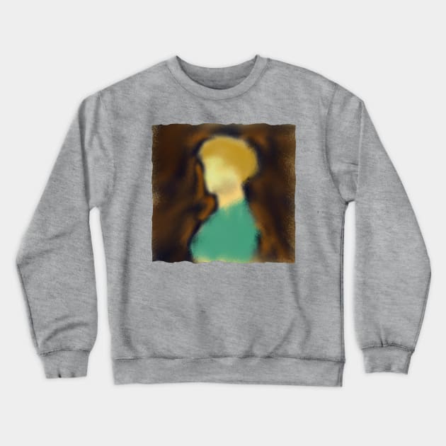 Fair Haired Girl Crewneck Sweatshirt by J. Rufus T-Shirtery